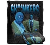 LOGOVISION Beetlejuice 2 (2024) Beetlejuice Beetlejuice Shrinkers Homage Coperta super morbida al tatto setoso - 152 x 127 cm