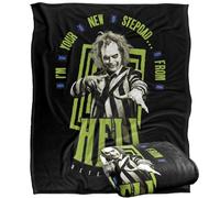 LOGOVISION Beetlejuice 2 (2024) Beetlejuice Beetlejuice Stepdad From Hell Coperta super morbida al tatto setoso - 152 x 127 cm