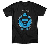 LOGOVISION Breaking Bad Breaker Maglietta Unisex, Nero, Nero, XL