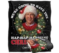 LOGOVISION Christmas Vacation Haphaphappiest Christmas Coperta super morbida al tatto setoso - 152 x 127 cm