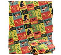 LOGOVISION Fantastic Beasts The Secrets Of Dumbledore Beasts Pattern Coperta super morbida al tatto setoso - 152 x 127 cm