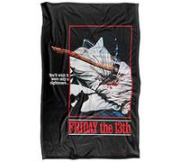 LOGOVISION Friday The 13Th Pillow Axe Poster Coperta super morbida al tatto setoso - 91 x 147 cm