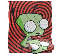 LOGOVISION Invader Zim Invader Zim Gir Spiral Silky Touch Super Soft Throw Blanket 152 X 127 Cm