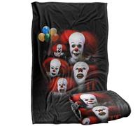 LOGOVISION It 1990 Many Faces Of Pennywise Coperta super morbida al tatto setoso - 91 x 147 cm