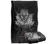 LOGOVISION It Chapter 2 Pennywise In The Dark Coperta super morbida al tatto setoso - 91 x 147 cm