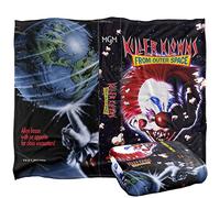 LOGOVISION Killer Klowns From Outer Space - Coperta da clown, 152 x 127 cm, VHS Silky Touch Super Soft