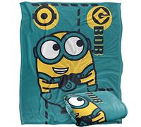 LOGOVISION Minions Bob Green Coperta super morbida al tatto setoso - 152 x 127 cm