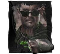 LOGOVISION Mortal Kombat 2 Johnny Cage Portrait Coperta super morbida al tatto setoso - 152 x 127 cm