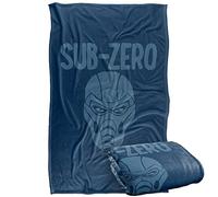 LOGOVISION Mortal Kombat 9 Mortal Kobat Sub-Zero Coperta super morbida al tatto setoso - 91 x 147 cm