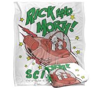 LOGOVISION Rick And Morty Rick'S Ship Comic Coperta super morbida al tatto setoso - 152 x 127 cm
