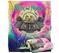 LOGOVISION Rick And Morty Spacial Breakthrough Coperta super morbida al tatto setoso - 152 x 127 cm
