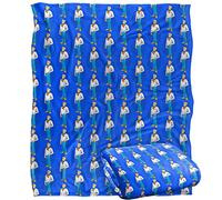 LOGOVISION Scooby-Doo Fred Character Pattern Coperta super morbida al tatto setoso - 152 x 127 cm