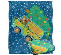 LOGOVISION Scooby Doo! Oh Christmas Tree Van Coperta super morbida al tatto setoso - 152 x 127 cm