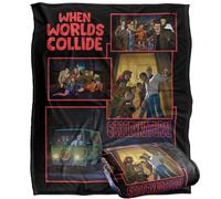 LOGOVISION Scoobydoo Scoobynatural When Worlds Collide Coperta super morbida al tatto setoso - 152 x 127 cm