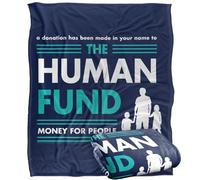 LOGOVISION Seinfeld The Human Fund Coperta super morbida al tatto setoso - 152 x 127 cm