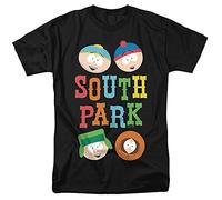 LOGOVISION South Park Best Buds T Shirt, Black, Nero, 3XL Unisex-Adulto