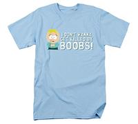 LOGOVISION South Park Killed By Boobs T-Shirt Unisex, Azzurro Chiaro, S