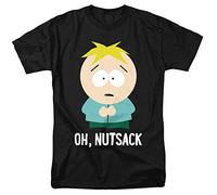 LOGOVISION South Park Oh Nutsack T Shirt, Black, Nero, 5XL Unisex-Adulto