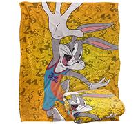 LOGOVISION Space Jam 2 Bugs Jumping Coperta super morbida al tatto setoso - 152 x 127 cm
