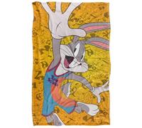 LOGOVISION Space Jam 2 Bugs Jumping Coperta super morbida al tatto setoso - 91 x 147 cm