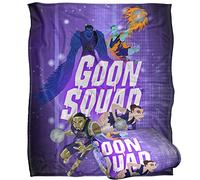 LOGOVISION Space Jam 2 Goon Squad Glow Coperta super morbida al tatto setoso - 152 x 127 cm