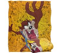 LOGOVISION Space Jam 2 Taz Jumping Coperta super morbida al tatto setoso - 152 x 127 cm