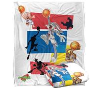 LOGOVISION Space Jam Group Collage Coperta super morbida al tatto setoso - 152 x 127 cm