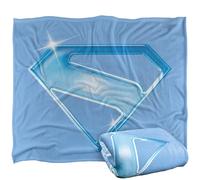 LOGOVISION Superman 2025 Blu Shield Coperta super morbida al tatto setoso - 152 x 127 cm