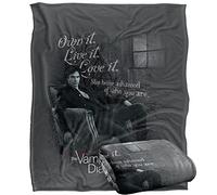 LOGOVISION Vampire Diaries Be Yourself Coperta super morbida al tatto setoso - 152 x 127 cm