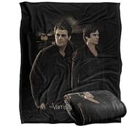 LOGOVISION Vampire Diaries Brothers Coperta super morbida al tatto setoso - 152 x 127 cm