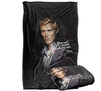 LOGOVISION Vampire Diaries Never Destroy Coperta super morbida al tatto setoso - 91 x 147 cm