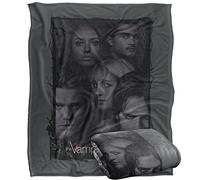 LOGOVISION Vampire Diaries So Here We Are Coperta super morbida al tatto setoso - 152 x 127 cm