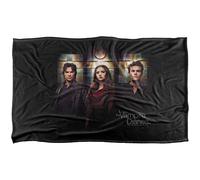 LOGOVISION Vampire Diaries Stained Windows Coperta super morbida al tatto setoso - 91 x 147 cm