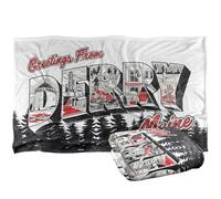 LOGOVISION Welcome To Derry Greetings From Derry Coperta super morbida al tatto setoso - 91 x 147 cm