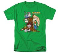 LOGOVISION Wild Thornberrys Donnyâ€s Dinner T Shirt, Green, Verde Kelly, XXL Unisex-Adulto