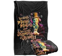 LOGOVISION Willy Wonka And The Chocolate Factory Music Makers Coperta super morbida al tatto setoso - 91 x 147 cm