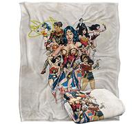 LOGOVISION WONDER WOMAN Silky Touch - Coperta super morbida, 152 x 127 cm