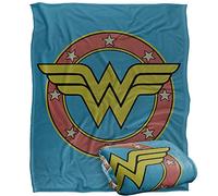 LOGOVISION WONDER WOMAN Silky Touch - Coperta super morbida, 152 x 127 cm