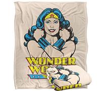 LOGOVISION WONDER WOMAN Silky Touch - Coperta super morbida, 152 x 127 cm