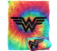 LOGOVISION WONDER WOMAN Silky Touch - Coperta super morbida, 152 x 127 cm