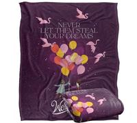LOGOVISION Wonka (2023) Never Let Them Steal Your Dreams Coperta super morbida al tatto setoso - 152 x 127 cm