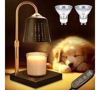 LOHAS-LED L scaldabagno, lampada profumata con timer e dimmer, timer 2H/4H/8H, con 2 lampadine, regolabile in altezza, per camera da letto, decorazione, yoga