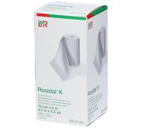Lohmann & Rauscher BENDA ELASTICA ROSIDAL K COMPRESSIONE PESANTE 12X500CM CON GRAFFETTE