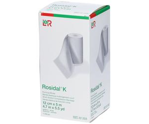 Lohmann & Rauscher BENDA ELASTICA ROSIDAL K COMPRESSIONE PESANTE 12X500CM CON GRAFFETTE