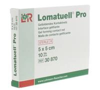 Lohmann & Rauscher LOMATUELL PRO MEDICAZIONE DI CONTATTO GELIFICANTE STERILE PRIVA DI LATTICE 5X5CM 10 PEZZI