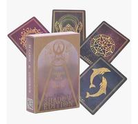 LOHOM Threads of Fate Tarocchi - Biglietti per oracoli Divination Deck Entertainment Party Board Game Fate Card,Rosa