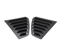 LohxA 2 Pezzi di Copertura Adesivi per Tende per finestrini Laterali Posteriori per Auto per Golf 7 Golf 7.5 MK7/7.5 GTI GTD R, Copertura per Parasole per Presa d'Aria, ABS,A-Black