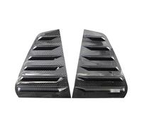 LohxA 2 Pezzi di Copertura Adesivi per Tende per finestrini Laterali Posteriori per Auto per Golf 7 Golf 7.5 MK7/7.5 GTI GTD R, Copertura per Parasole per Presa d'Aria, ABS,B-Carbon Fiber