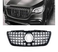 LohxA Griglie del Radiatore Anteriore per Auto Griglia del Paraurti Griglia del Cofano per Mercedes Benz Sprinter W907 2018-2022,Rivestimento della Griglia della Griglia,all-Black