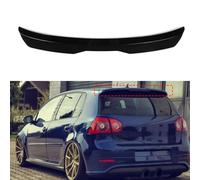 LohxA Spoiler Posteriore per alettone sul Tetto dell'auto per VW Golf 5 MK5 R32 GTI R, Spoiler Posteriore per berlina in ABS, Nero Lucido/Aspetto in Fibra di Carbonio,Glossy Black